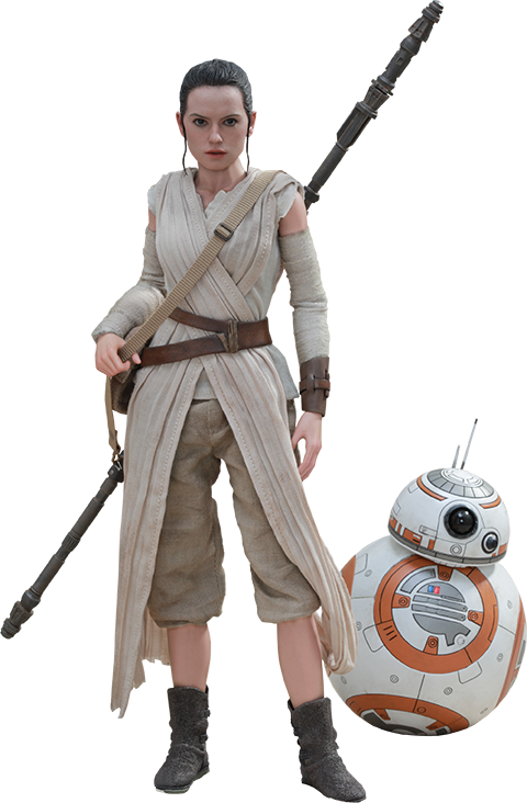 Rey & BB8 Deluxe Set - Sixth Scale Figure by Hot Toys